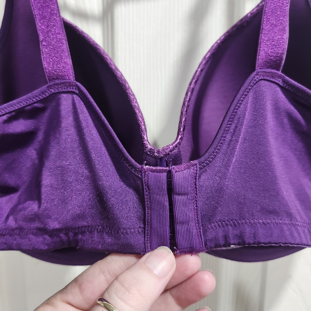 Playtex Sectets Bra 4823 Purple 38D - Picture 8 of 12